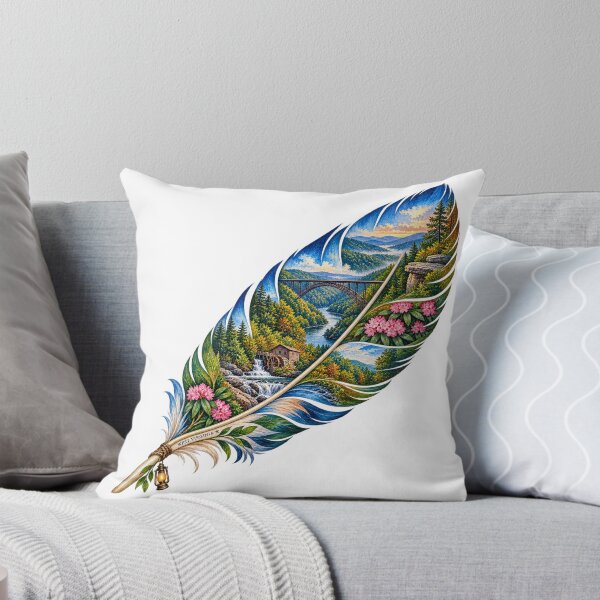 Item preview, West Virginia Mountain Feather designed and sold by Whimspired By Paxx.