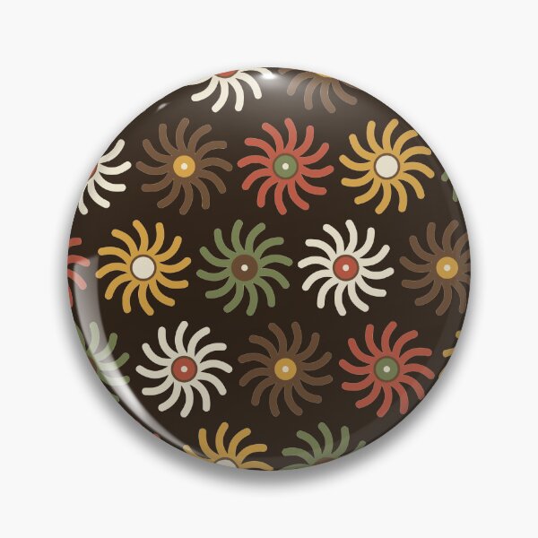 Item preview, Sunburst Pinwheel Grid Heavy-Line 1970s Retro Rays designed and sold by KungPowUnicorn.