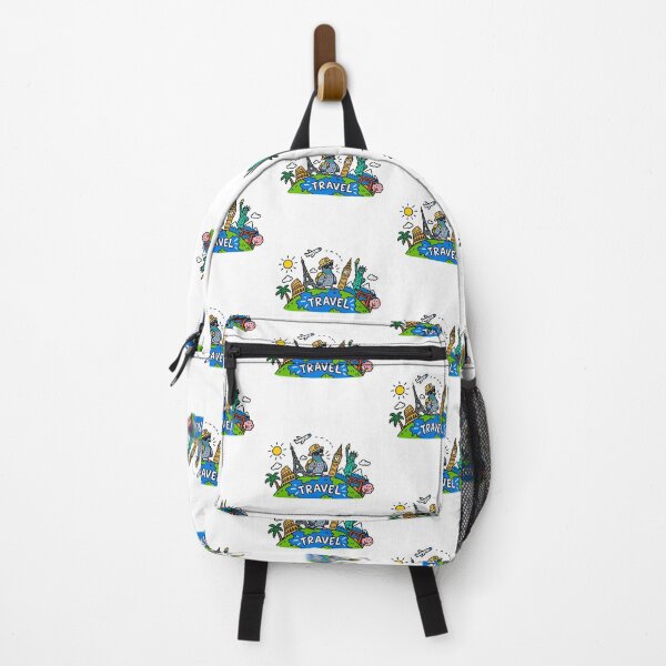 Item preview, Funny Travel Pigeon World Traveler designed and sold by MonkiFlipp.