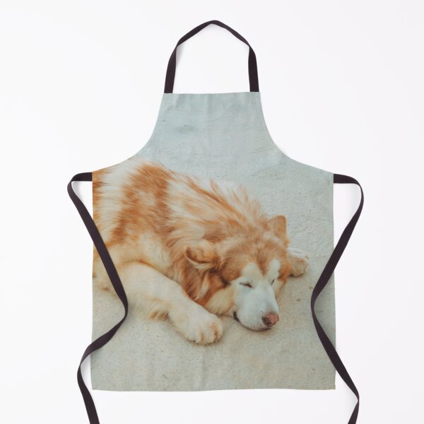 Item preview, Portrait of a Sleeping Red Alaskan Malamute designed and sold by VanGaldo.