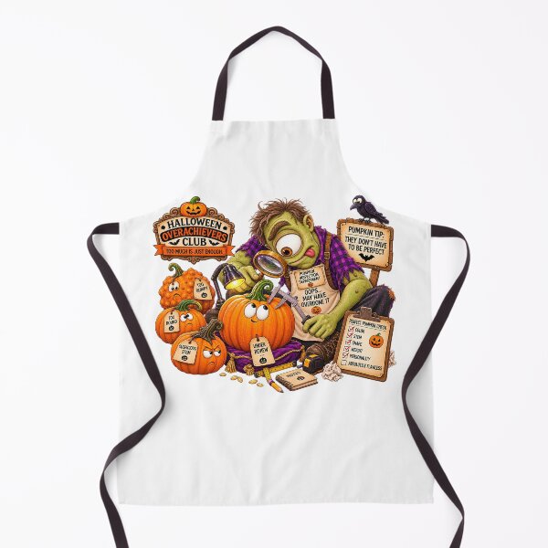 Item preview,  ⚡HALLOWEEN OVERACHIEVERS CLUB - Cyd Cyclops Pumpkin Inspection Department designed and sold by WheelieGdArt.