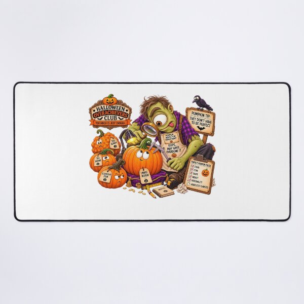 Item preview, ⚡HALLOWEEN OVERACHIEVERS CLUB - Cyd Cyclops Pumpkin Inspection Department designed and sold by WheelieGdArt.