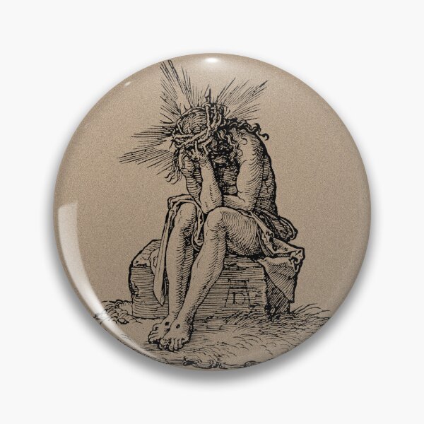 Item preview, Christ as Man of Sorrows by Albrecht Durer, 1511 (BLACK) designed and sold by Exhumed Archives.