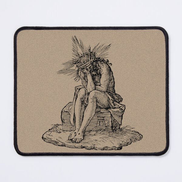 Item preview, Christ as Man of Sorrows by Albrecht Durer, 1511 (BLACK) designed and sold by Exhumed Archives.