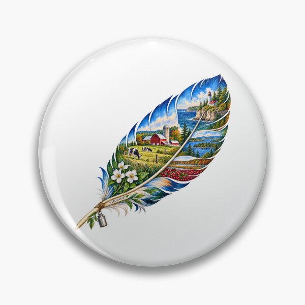 Item preview, Wisconsin Northwoods Feather designed and sold by Whimspired By Paxx.