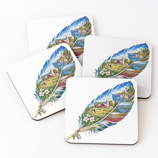 Item preview, Wisconsin Northwoods Feather designed and sold by Whimspired By Paxx.