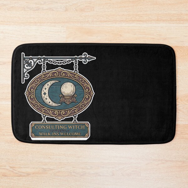 Item preview, Consulting Witch, Walk-Ins Welcome — Shop Sign designed and sold by TheCalmEdit.