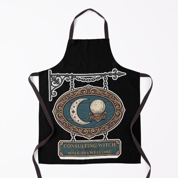 Item preview, Consulting Witch, Walk-Ins Welcome — Shop Sign designed and sold by TheCalmEdit.