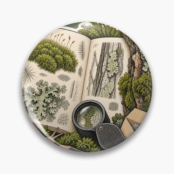 Item preview, Moss and Lichen Nature Journal Sticker designed and sold by WaynesCave.
