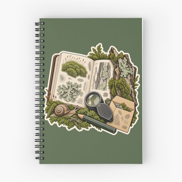 Item preview, Moss and Lichen Nature Journal Sticker designed and sold by WaynesCave.