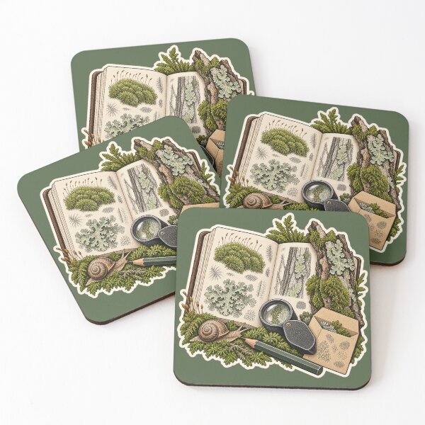 Item preview, Moss and Lichen Nature Journal Sticker designed and sold by WaynesCave.