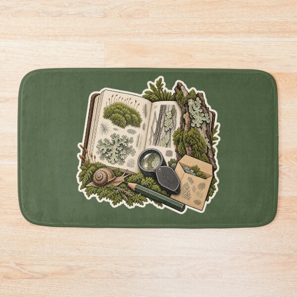 Item preview, Moss and Lichen Nature Journal Sticker designed and sold by WaynesCave.
