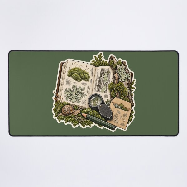Item preview, Moss and Lichen Nature Journal Sticker designed and sold by WaynesCave.