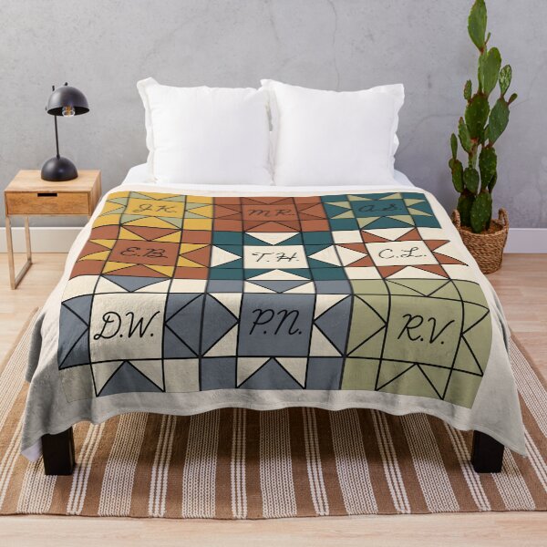 Artikelvorschau, Vintage-Quiltblockmuster, Quilt-Handwerk entworfen und verkauft von SplashTastic.