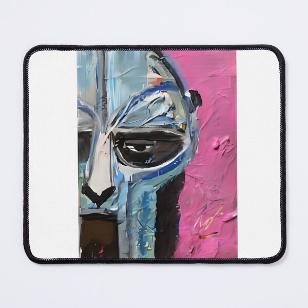 Item preview, MF Doom Inspired Abstract Mask Design for Music Lovers and Hip Hop Fans designed and sold by AdisonBurks.