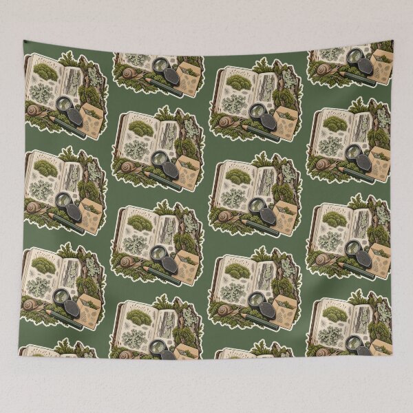 Item preview, Moss and Lichen Nature Journal Sticker designed and sold by WaynesCave.
