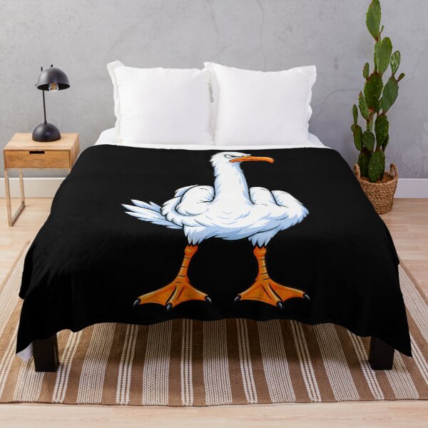 Item preview, Funny Angry Seagull Middle Finger Sarcastic Bird Humor designed and sold by Mataamolmawalo.