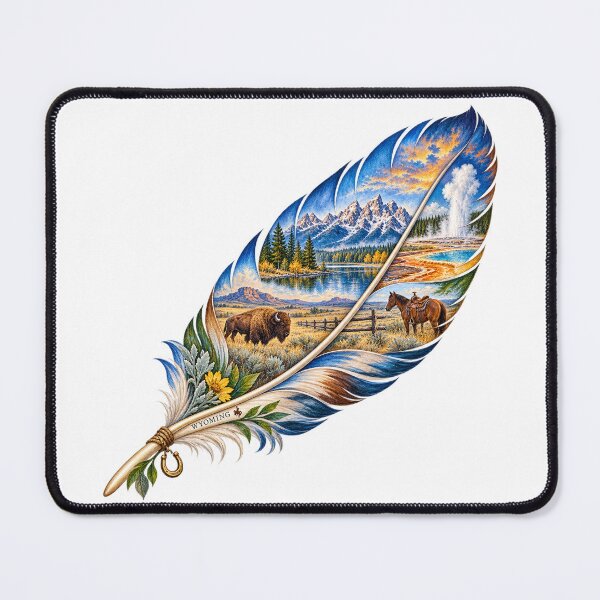 Item preview, Wyoming Wild West Feather designed and sold by Whimspired By Paxx.