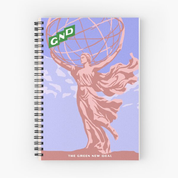 Item preview, Green New Deal WPA Poster designed and sold by leftists.