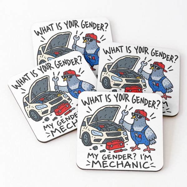 Item preview, Funny Pigeon Mechanic Car Repair designed and sold by MonkiFlipp.