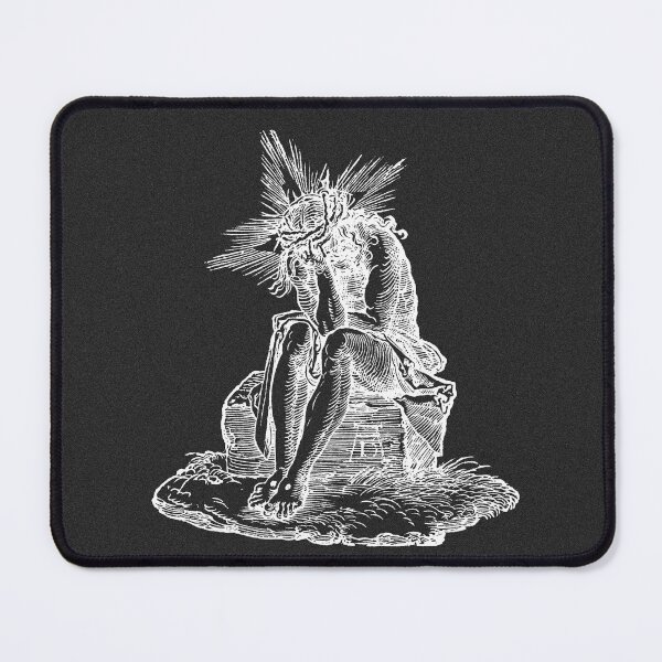 Item preview, Copy of Christ as Man of Sorrows by Albrecht Durer, 1511 (WHITE) designed and sold by Exhumed Archives.