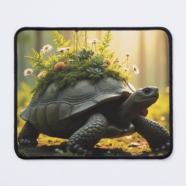 Item preview, Cottagecore Turtle Flora Art designed and sold by ZahraaStudio.