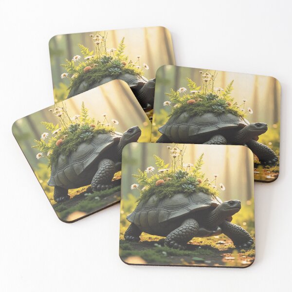 Item preview, Cottagecore Turtle Flora Art designed and sold by ZahraaStudio.