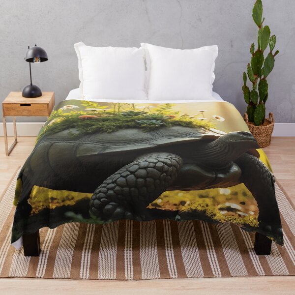 Item preview, Cottagecore Turtle Flora Art designed and sold by ZahraaStudio.