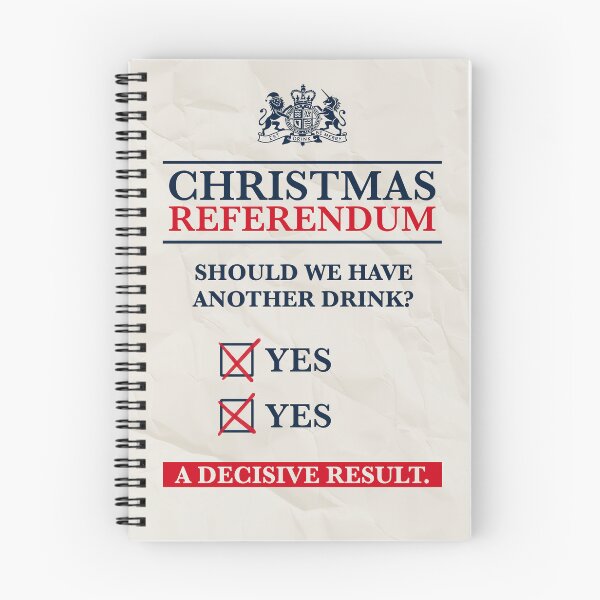 Item preview, Funny Christmas Referendum Another Drink Design designed and sold by The Home Of Pink Peach.