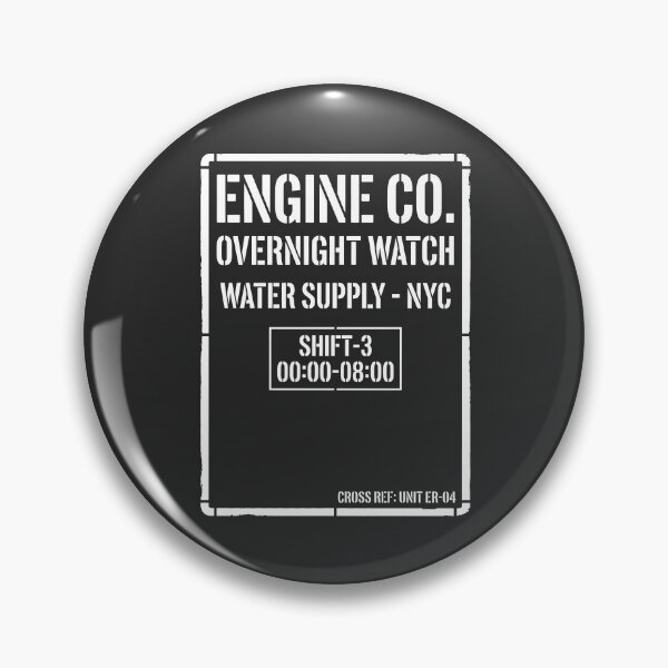 Item preview, Engine Co Overnight Watch Night Shift Firefighter designed and sold by SplashTastic.