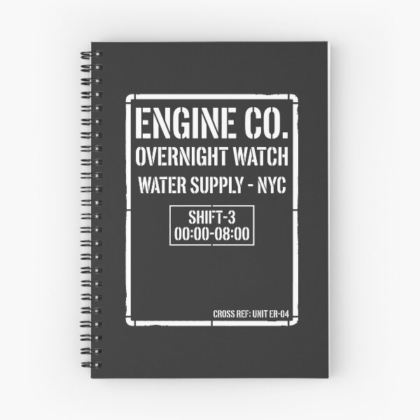 Item preview, Engine Co Overnight Watch Night Shift Firefighter designed and sold by SplashTastic.