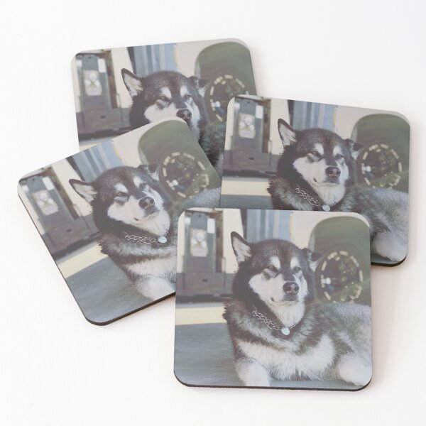 Item preview, Alaskan Malamute Dog Lying Down designed and sold by VanGaldo.