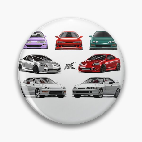 Item preview, Honda Acura Integra Generations Evolution Car Design Illustration designed and sold by HeyCoops.