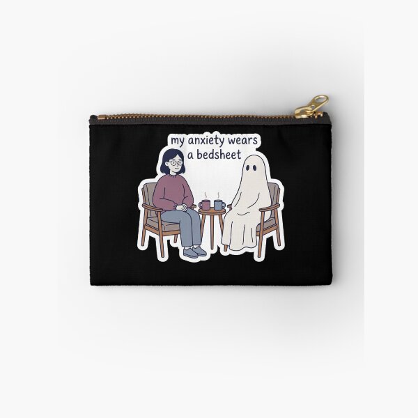 Item preview, My Anxiety Wears a Bedsheet — Gentle Ghost Art designed and sold by TheCalmEdit.