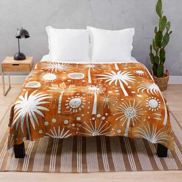 Item preview, Tropical Palm Trees Summer Vibes Earth Tones Pattern designed and sold by DEC02.