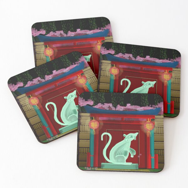 Item preview, Jade Rat Chinese Red Gate designed and sold by Donnahuntriss.
