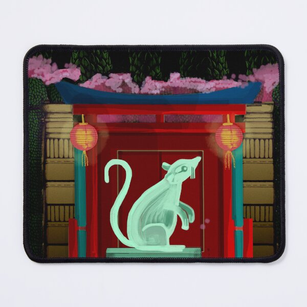 Item preview, Jade Rat Chinese Red Gate designed and sold by Donnahuntriss.