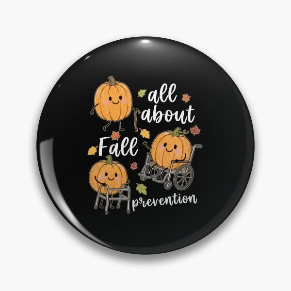Item preview, All About Fall Prevention Cute Pumpkin Autumn Leaves Design designed and sold by SoyLamderma.