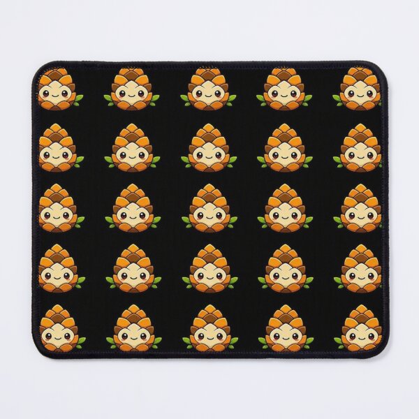 Item preview, Cute Kawaii Pinecone Mascot & Wholesome Autumn Pattern designed and sold by Breezes-of-Ida.