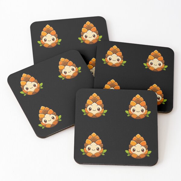 Item preview, Cute Kawaii Pinecone Mascot & Wholesome Autumn Pattern designed and sold by Breezes-of-Ida.