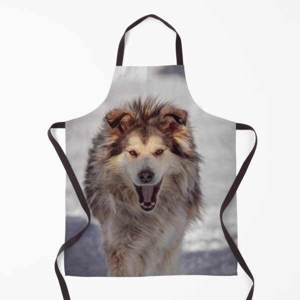 Item preview,  Alaskan Malamute Dog Barking in the Snow designed and sold by VanGaldo.