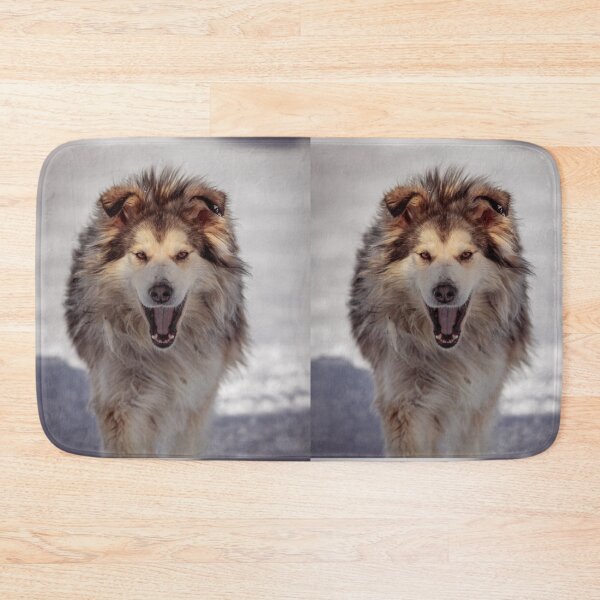 Item preview,  Alaskan Malamute Dog Barking in the Snow designed and sold by VanGaldo.