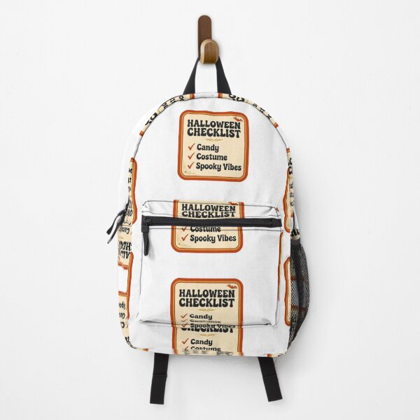 Item preview, Halloween Checklist — Retro Trendy Typography Design designed and sold by Sweet Blob Co.