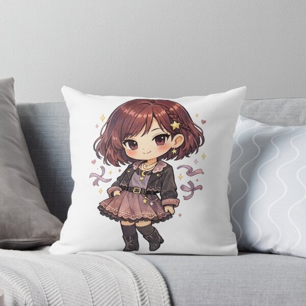 Item preview, Cute Chibi Gothic Girl Celestial Moon Stars Kawaii Anime Art Design designed and sold by inkoutninja.