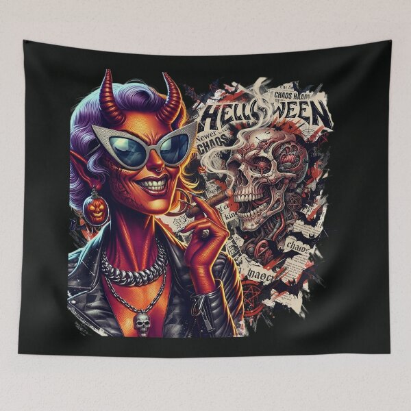 Item preview, Halloween She Devil Skull Cigar Glasses designed and sold by Voodoo Store Paranormal Collections.