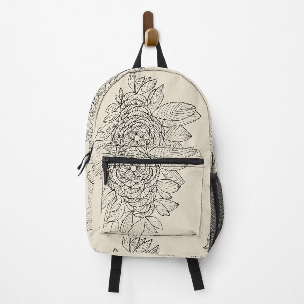 Item preview, Intricate Peony Bloom Black Line 1.0 designed and sold by Francicci.