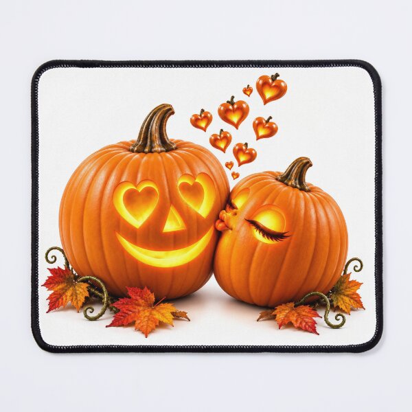 Item preview, Pumpkin Kisses and Autumn Hearts designed and sold by DansCreations42.