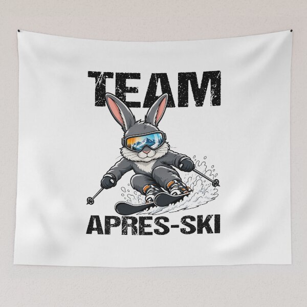 Item preview, Team Apres Ski Hase Skiers Winter Sports designed and sold by Loona97.