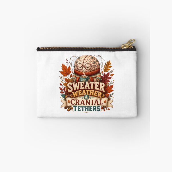 Item preview, Neurosurgeon Sweater Weather and Cranial Tethers – Funny Neurosurgery Fall Design designed and sold by CuteDesignables.