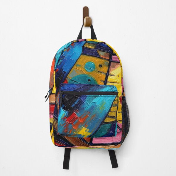 Item preview, surreal pyramid modern abstract colorful geometric abstract design designed and sold by SmashingDeals.